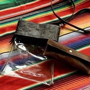 Western Clear Crossbody Purse